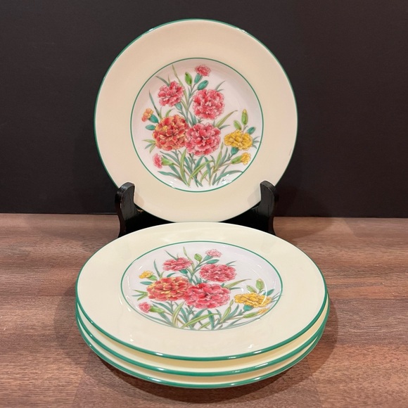 Wedgwood Other - Wedgwood Garden Club Carnation Bread and Butter Plates (4)